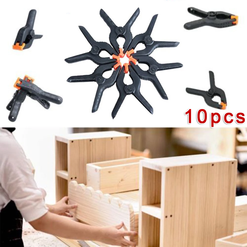 10PCS/Set Woodworking Fixture Quick Clamp Plastic Wood Processing Grip 2inch Toggle Clamps Spring Clip Hand Tools Pliers
10PCS/Set Woodworking Fixture Quick Clamp Plastic Wood Processing Grip 2inch Toggle Clamps Spring Clip Hand Tools Pliers