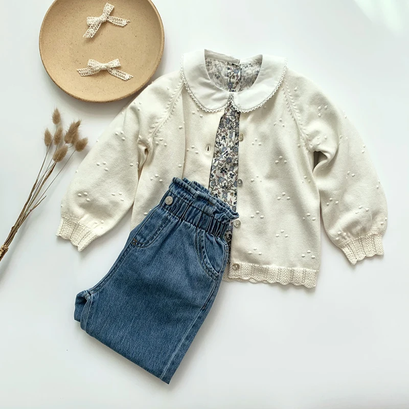 Doll Collar Beautiful Print Blouses Long Sleeve Baby Girls Floral Shirts For Teenage Girls 2021 European Style Kids Clothing
Doll Collar Beautiful Print Blouses Long Sleeve Baby Girls Floral Shirts For Teenage Girls 2021 European Style Kids Clothing