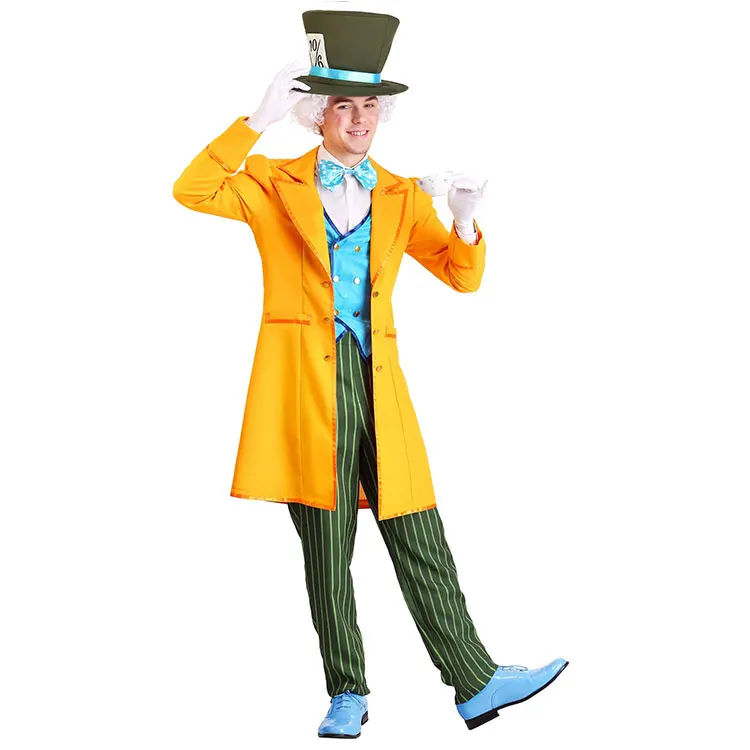 Halloween costume for Men Alice In Wonderland Prestige Mad Hatter Costume Crazy Hat Cosplay Christmas Costume For Adult
Halloween costume for Men Alice In Wonderland Prestige Mad Hatter Costume Crazy Hat Cosplay Christmas Costume For Adult