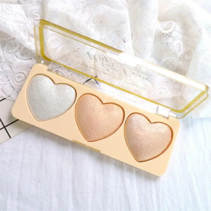 3Colors Hearted Shaped Diamond Highlight Palette Brighten Glitter Natural Face Contour Shimmer Illuminator Facial Maquiagem TSLM
3Colors Hearted Shaped Diamond Highlight Palette Brighten Glitter Natural Face Contour Shimmer Illuminator Facial Maquiagem TSLM
