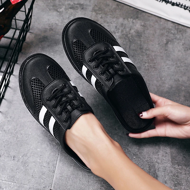2020 Summer new couples slipper outside hollow out men shoes women lightweight sneakers male female mesh breathable casual shoes
2020 Summer new couples slipper outside hollow out men shoes women lightweight sneakers male female mesh breathable casual shoes
