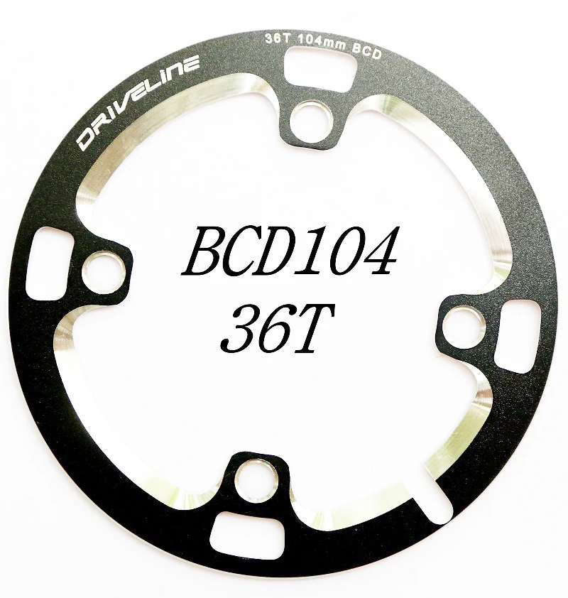 Защитная пластина BCD104 для горного велосипеда 36/42/44T XT из алюминиевого сплава -