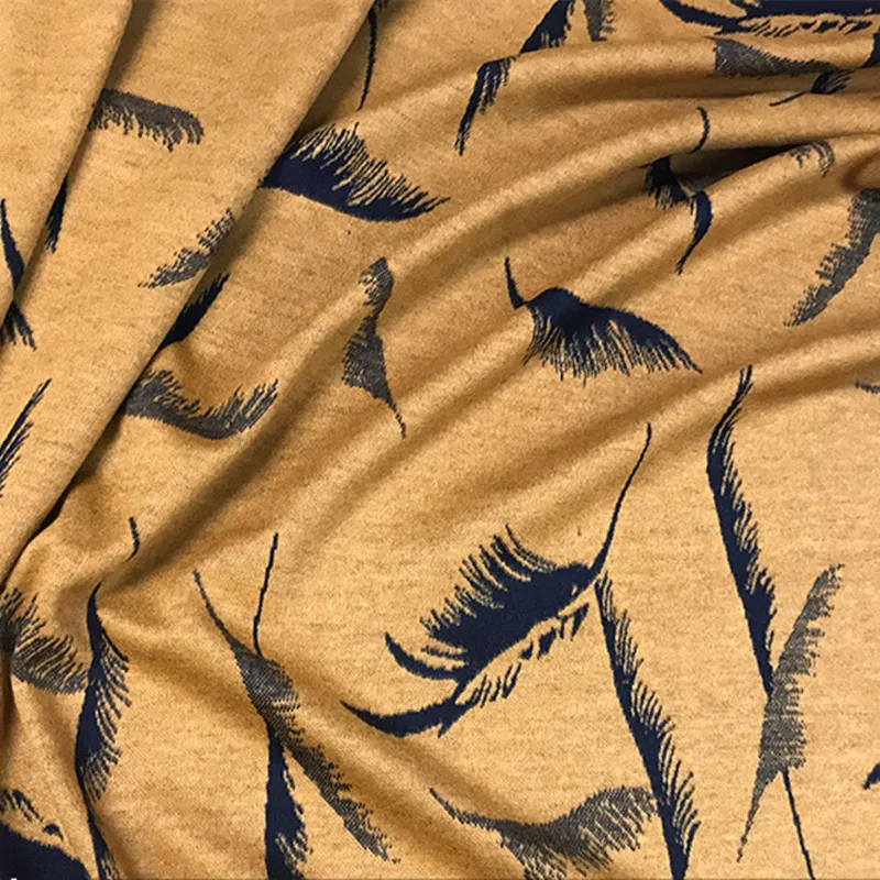 Soft High-end Wool Jacquard Dress Fabric Custom Knitted Mink Velvet Cloth New Autumn Winter Fabrics by the Meter Material
Soft High-end Wool Jacquard Dress Fabric Custom Knitted Mink Velvet Cloth New Autumn Winter Fabrics by the Meter Material