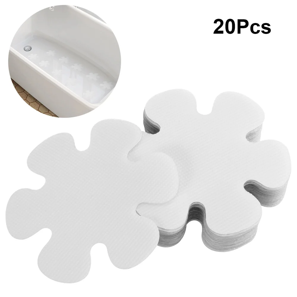 OUNONA 20PCS Flower Shape PEVA Anti-slip Bathtub Stickers Decals Safety Bath Shower Treads 10CM (Transparent)
OUNONA 20PCS Flower Shape PEVA Anti-slip Bathtub Stickers Decals Safety Bath Shower Treads 10CM (Transparent)