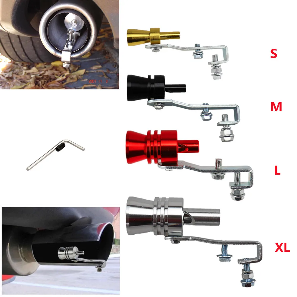 Motorcycle car exhaust pipe turbo whistle whistle universal simulator, exhaust pipe modification parts, S/M/L/XL
Motorcycle car exhaust pipe turbo whistle whistle universal simulator, exhaust pipe modification parts, S/M/L/XL