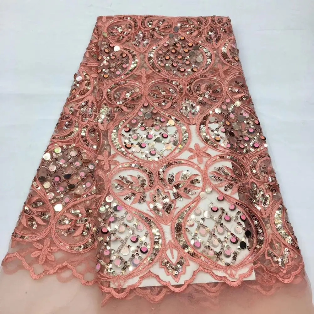 Madison Sequins African Lace Fabric Orange French Mesh Lace Fabric With Sequins Nigerian Tulle Laces For Wedding Party
Madison Sequins African Lace Fabric Orange French Mesh Lace Fabric With Sequins Nigerian Tulle Laces For Wedding Party