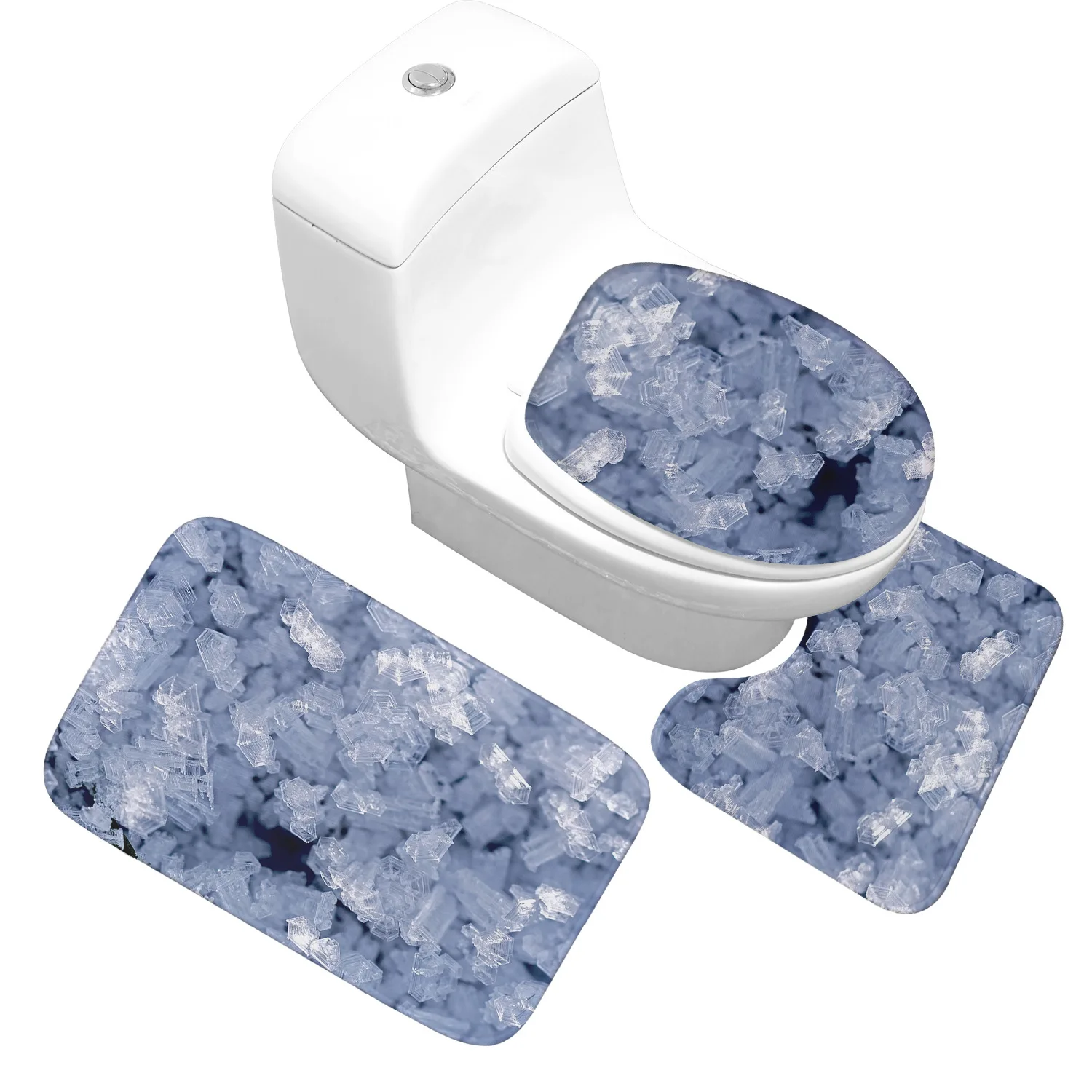 Flannel Bath Mat 3D Printing Bathroom Carpet Rug Memory Foam U-Shaped Toilet Rug Non-slip Floor Carpet for Toilet Decor Mat Set
Flannel Bath Mat 3D Printing Bathroom Carpet Rug Memory Foam U-Shaped Toilet Rug Non-slip Floor Carpet for Toilet Decor Mat Set