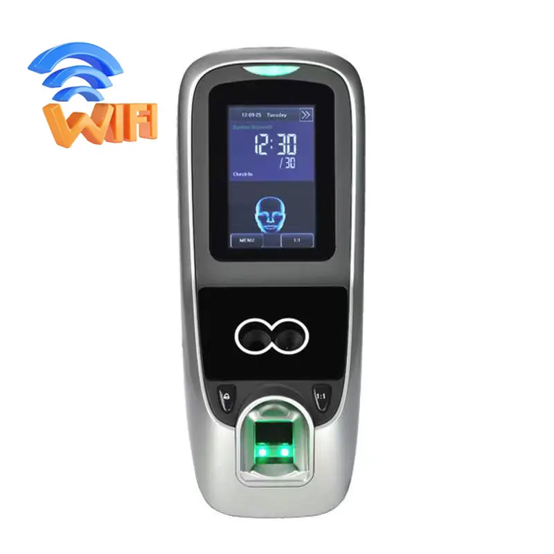 

ZK Multibio700/Iface7 WIFI TCP/IP Biometric Face Fingerprint Access Control Systems Facial Door Access Control Time Attendance