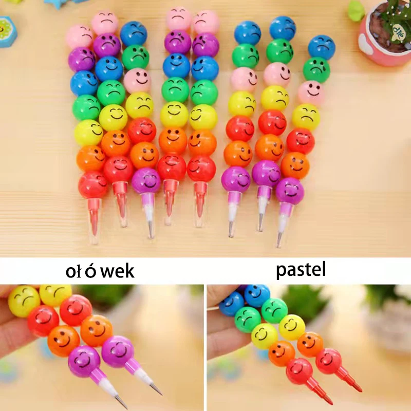 2-5pcs Pencils and Crayons for Kids Removable Pencil Drawing Set Stationery Smiley Face Crayons Kawaii Pencil School Supplies
2-5pcs Pencils and Crayons for Kids Removable Pencil Drawing Set Stationery Smiley Face Crayons Kawaii Pencil School Supplies