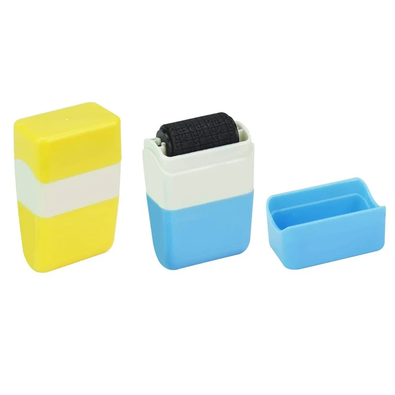 2 PCS Identity Theft Protection Stamp Confidential Roller Stamp Defender Security Stamp Hide ID Address Yellow & Blue
2 PCS Identity Theft Protection Stamp Confidential Roller Stamp Defender Security Stamp Hide ID Address Yellow & Blue