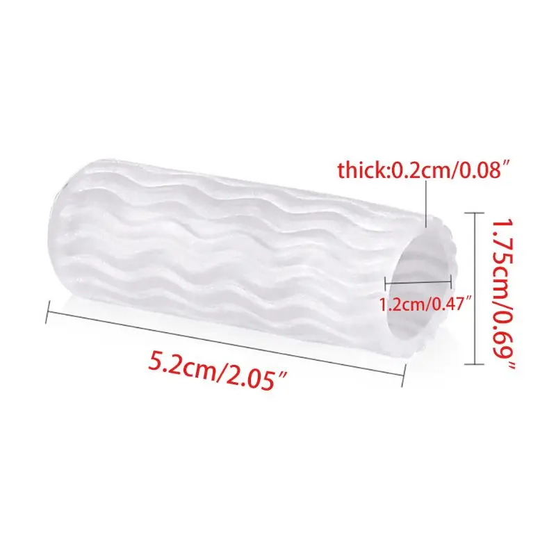 Gel Toe Cushion Tube Sleeve Corn Pad Anti-Wear Protectors Blisters Pain Relief C1FF
Gel Toe Cushion Tube Sleeve Corn Pad Anti-Wear Protectors Blisters Pain Relief C1FF