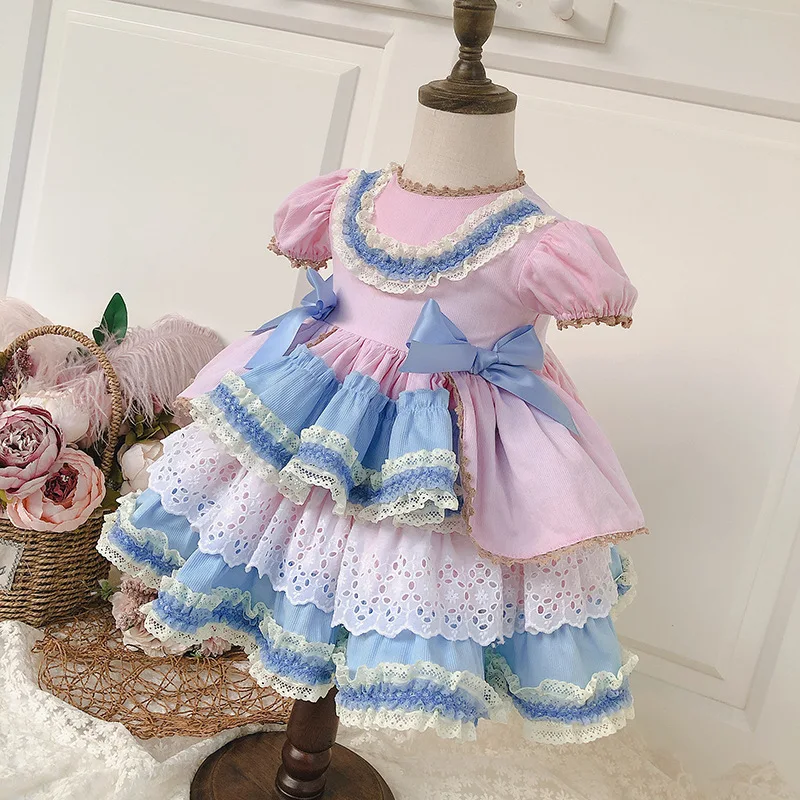 Toddler Boutique Dress Girls Spanish Dresses Baby Lolita Ball Gown Pink Lace Ball Gowns New Lnfant Birthday Baptism Frock
Toddler Boutique Dress Girls Spanish Dresses Baby Lolita Ball Gown Pink Lace Ball Gowns New Lnfant Birthday Baptism Frock