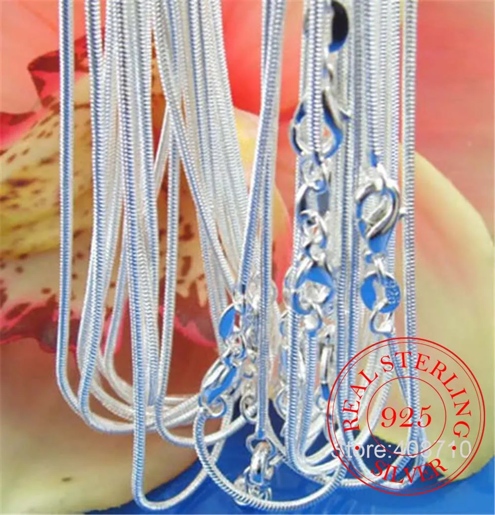 Unisex Original 925 Sterling Silver 2mm Snake Chain Necklace Women Men Statement Jewelry 16-30 inch
Unisex Original 925 Sterling Silver 2mm Snake Chain Necklace Women Men Statement Jewelry 16-30 inch