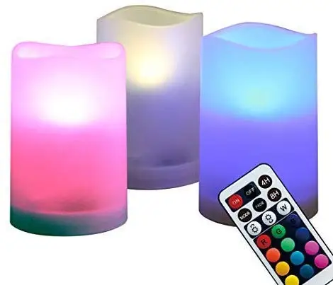 3pcs Candle Light Romantic Color Changing Flameless LED Candle Light with Remote Control Wedding Party Birthday Holiday Decor
3pcs Candle Light Romantic Color Changing Flameless LED Candle Light with Remote Control Wedding Party Birthday Holiday Decor