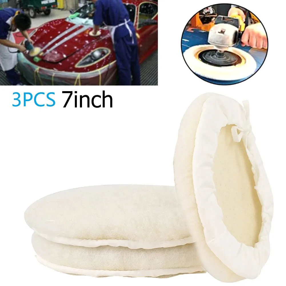 3Pcs/Set 7inch 180mm Diameter Polishing Bonnet Buffer Car Auto Wool Bonnet Buffing Wheel Polishing Pad Buffer Polisher Pad
3Pcs/Set 7inch 180mm Diameter Polishing Bonnet Buffer Car Auto Wool Bonnet Buffing Wheel Polishing Pad Buffer Polisher Pad