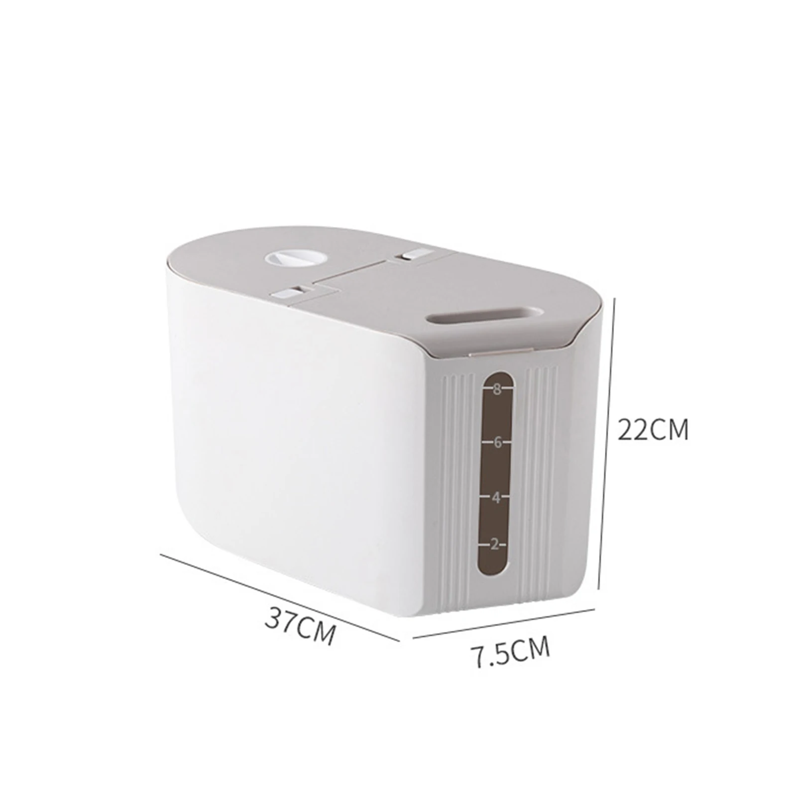 9L-10L Kitchen Metering Rice Grain Storage Box Sealed Moisture-proof Home Pet Food Flour Barrel Bucket Storage Container
9L-10L Kitchen Metering Rice Grain Storage Box Sealed Moisture-proof Home Pet Food Flour Barrel Bucket Storage Container