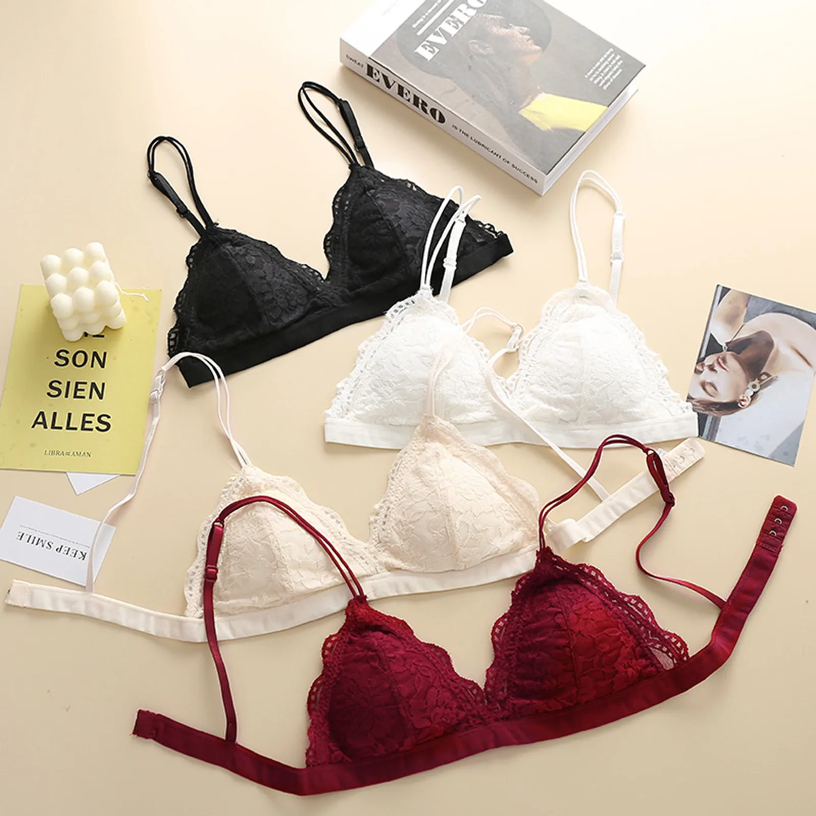 Women's Cup Seamless Wireless Bra Lingerie French Bra No Steel Ring Sexy Lace Thin Summer Sling Cup Bra Female Underwear R5
Women's Cup Seamless Wireless Bra Lingerie French Bra No Steel Ring Sexy Lace Thin Summer Sling Cup Bra Female Underwear R5