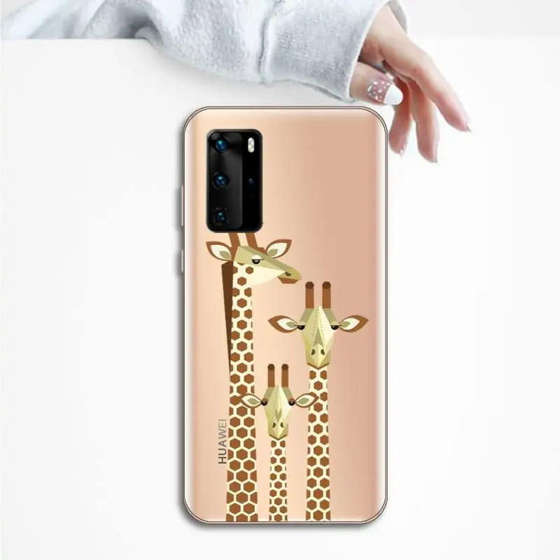 Cartoon giraffe Phone Case Transparent for Huawei P20 P30 P40 lite pro P smart 2019 honor 8x 10i 
Cartoon giraffe Phone Case Transparent for Huawei P20 P30 P40 lite pro P smart 2019 honor 8x 10i