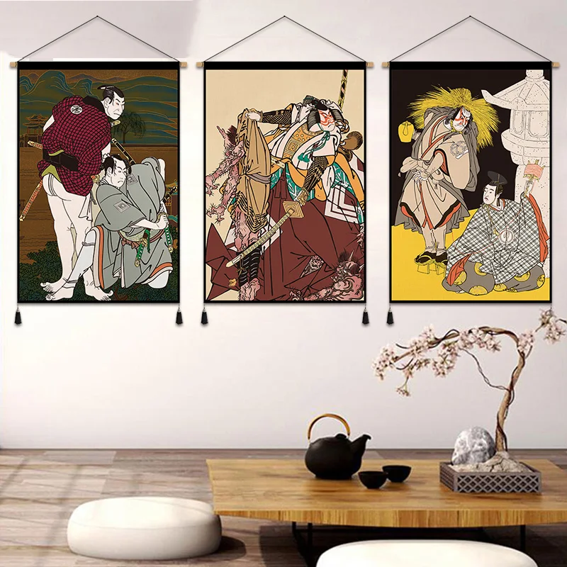Japanese Style Samurai Ukiyoe Art Poster Home Living Room Wall Decoration Wall Art Canvas Painting Hanging Scroll Painting Print
Japanese Style Samurai Ukiyoe Art Poster Home Living Room Wall Decoration Wall Art Canvas Painting Hanging Scroll Painting Print