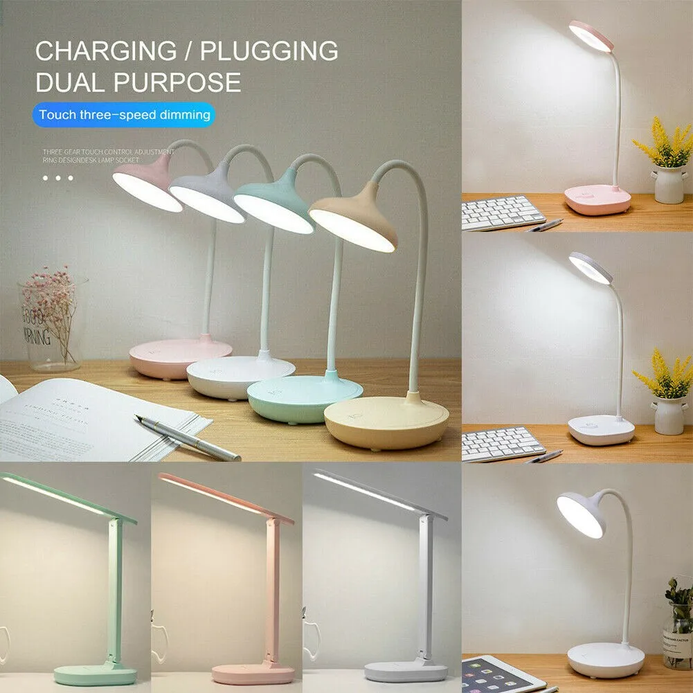 4 Colors Flexible Three-level LED Dimmable Bedside Reading Desk Lamp Touch 360° Bending Night Light With USB Charging Cable
4 Colors Flexible Three-level LED Dimmable Bedside Reading Desk Lamp Touch 360° Bending Night Light With USB Charging Cable