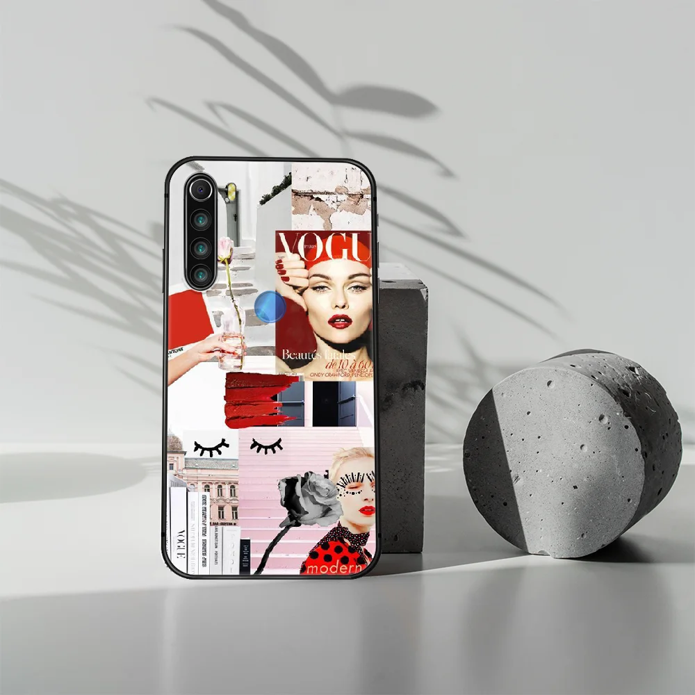 fashion trend magazine VOGUE Phone Case Cover Hull For XIAOMI Redmi 7 7a 8 8a 9 9a NOTE 6 7 8 8t 9 9s Pro Max 4X black Funda
fashion trend magazine VOGUE Phone Case Cover Hull For XIAOMI Redmi 7 7a 8 8a 9 9a NOTE 6 7 8 8t 9 9s Pro Max 4X black Funda