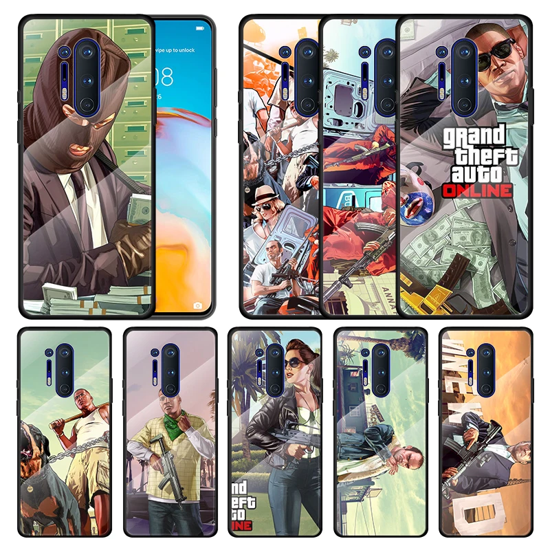 Tempered Glass Cover Gta 5 Grand Theft Auto V For Oneplus 9R 9 8T 8 Nord Z 7T 7 Pro 5G Shockproof Shell Phone Case Capa
Tempered Glass Cover Gta 5 Grand Theft Auto V For Oneplus 9R 9 8T 8 Nord Z 7T 7 Pro 5G Shockproof Shell Phone Case Capa