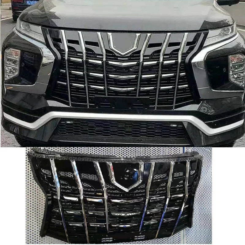 Abs модификация передние Гонки Грили Подходит Для Mitubishi Pajero спортивный автомобиль