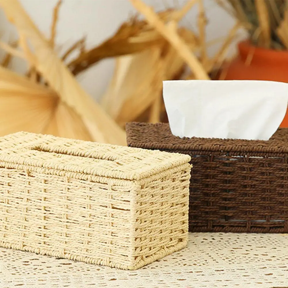 Rattan Tissue Box Vintage Napkin Holder Case Clutter Living Decoration Storage Cover Room Container Desk V1Z4
Rattan Tissue Box Vintage Napkin Holder Case Clutter Living Decoration Storage Cover Room Container Desk V1Z4