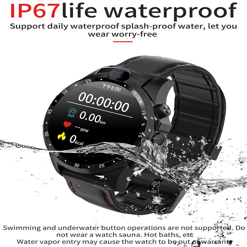Fashion 4G Smart Watch Men With Heart Rate Tracker Blood Pressure Monitor IP67 Fitness Tracker Wrisatband GPS SmartWatch Woman
Fashion 4G Smart Watch Men With Heart Rate Tracker Blood Pressure Monitor IP67 Fitness Tracker Wrisatband GPS SmartWatch Woman