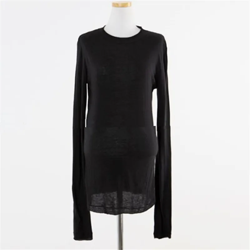 New black white cotton women t shirt sexy show thin basic long sleeve micro through women's T-shirt girl slim Top female tee
New black white cotton women t shirt sexy show thin basic long sleeve micro through women's T-shirt girl slim Top female tee