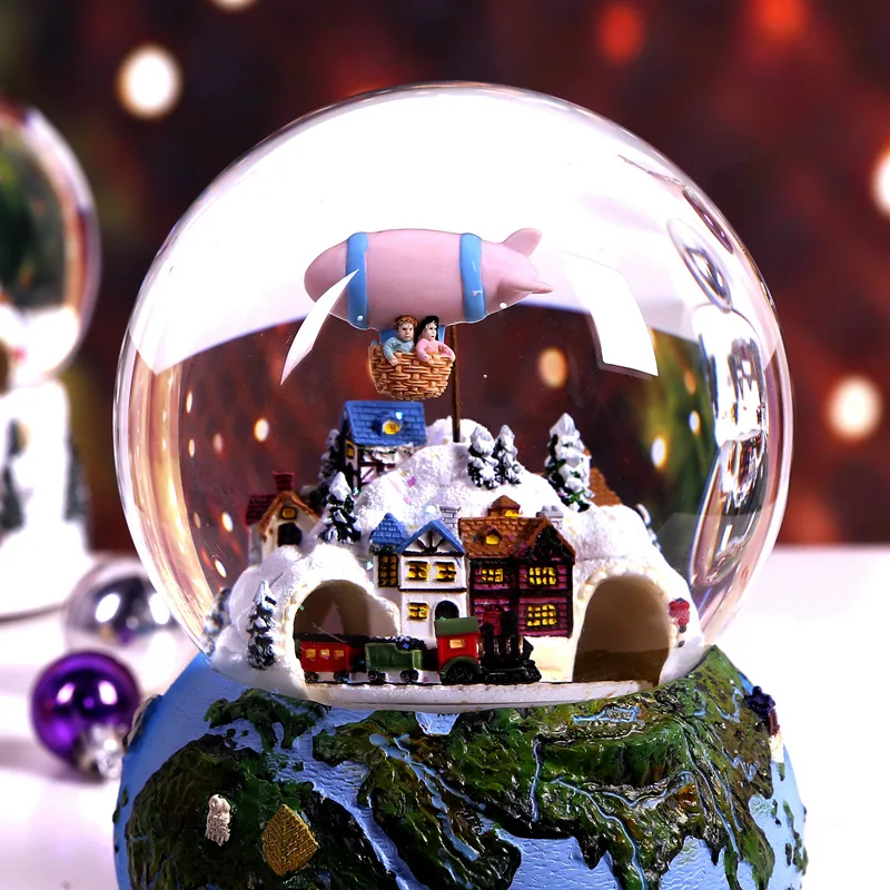 Resin Music Box Crystal Ball Snow Globe Glass Lights With Speaker Spinning Santa Claus Crafts Desktop Decor Christmas Gift
Resin Music Box Crystal Ball Snow Globe Glass Lights With Speaker Spinning Santa Claus Crafts Desktop Decor Christmas Gift