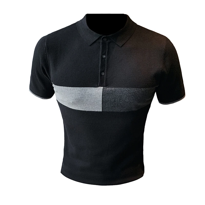 High Quality Summer Fashion Patchwork Color Polo Shirts Men Clothing 2021 Turn Down Collar Slim Fit Casual Knitted Tee Shirt 3XL
High Quality Summer Fashion Patchwork Color Polo Shirts Men Clothing 2021 Turn Down Collar Slim Fit Casual Knitted Tee Shirt 3XL