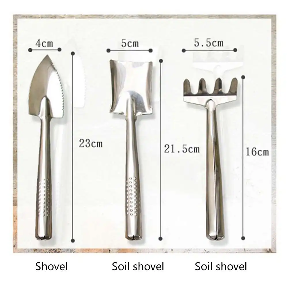 Gardening Tools Small Shovel Rake Shovel Succulent Plants Potted Flowers Tools Useful Home Garden Supplies
Gardening Tools Small Shovel Rake Shovel Succulent Plants Potted Flowers Tools Useful Home Garden Supplies