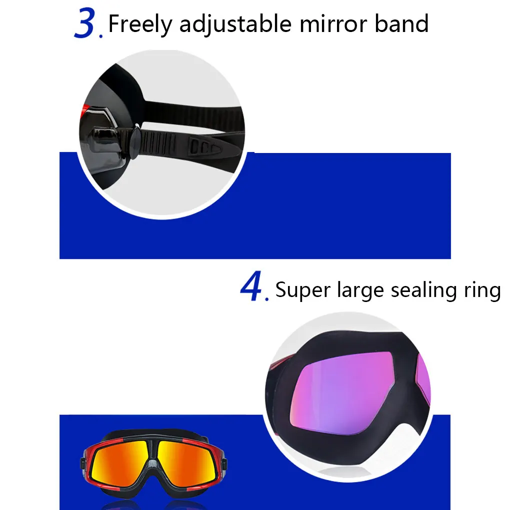 AOTU BOIHON Anti-fog Anti-UV Swim Goggles Adjustable Swimming Glass Shatterproof Swimming Water Sports Eyewear
AOTU BOIHON Anti-fog Anti-UV Swim Goggles Adjustable Swimming Glass Shatterproof Swimming Water Sports Eyewear