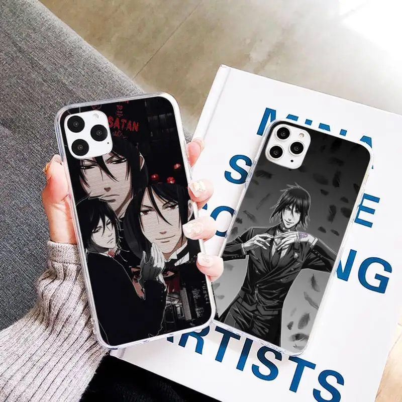 Black Butler Sebastian Michaelis Phone Case Transparent for iPhone 7 8 11 12 13 mini pro X XS XR MAX Plus
Black Butler Sebastian Michaelis Phone Case Transparent for iPhone 7 8 11 12 13 mini pro X XS XR MAX Plus
