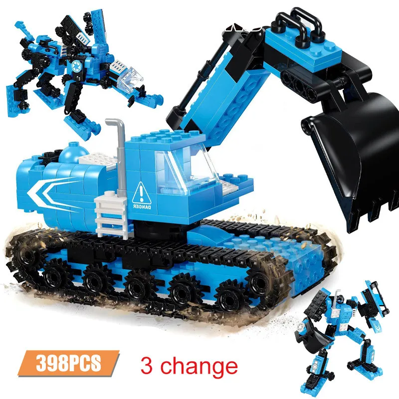 1 изменение 3 техническая техника робот деформация экскаватор автомобиль строительные блоки грузовик транспортер Кирпичи игрушки для дете... 
1 изменение 3 техническая техника робот деформация экскаватор автомобиль строительные блоки грузовик транспортер Кирпичи игрушки для дете...