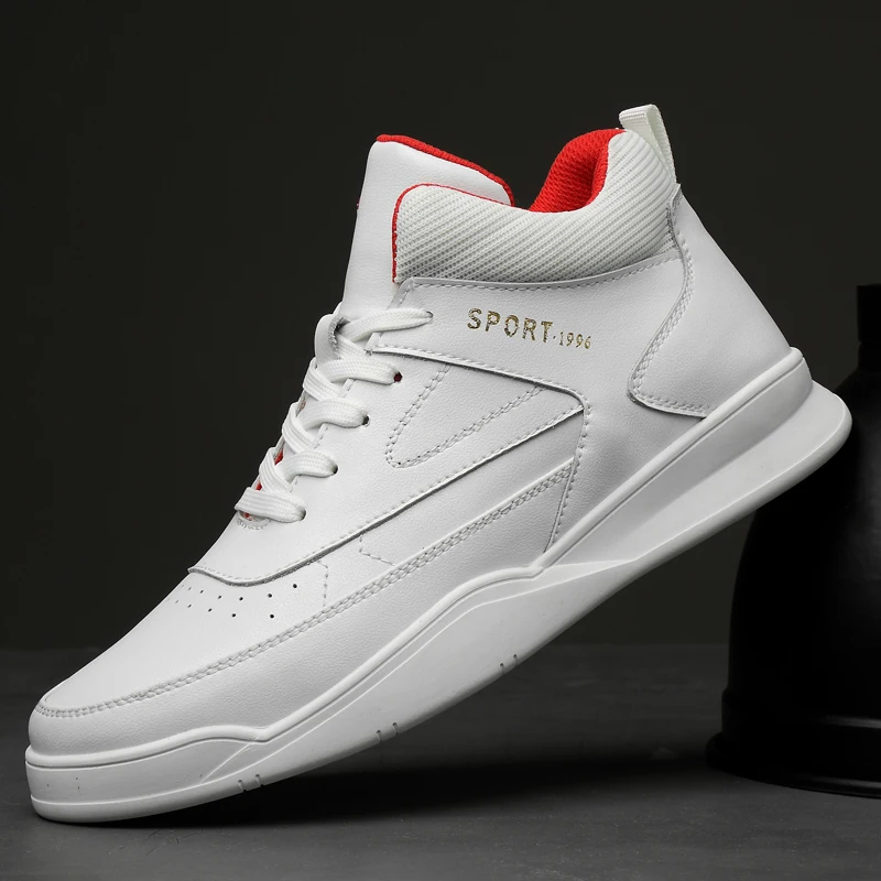 Мужские кроссовки для скейтборда, роскошные модные высокие кроссовки из натуральной кожи, дышащая обувь на платформе для спорта на открыто... 
Мужские кроссовки для скейтборда, роскошные модные высокие кроссовки из натуральной кожи, дышащая обувь на платформе для спорта на открыто...