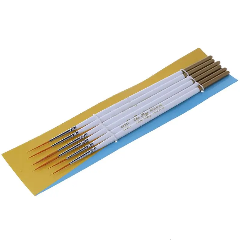 H05B 6Pcs Round Brush Hook Line Pen Artist Nylon Hair Paint Set Draw Painting Craft
H05B 6Pcs Round Brush Hook Line Pen Artist Nylon Hair Paint Set Draw Painting Craft
