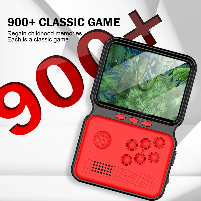 Портативная портативная игровая консоль 900 в 1 16-битные видеоигры 3 5-дюймовый