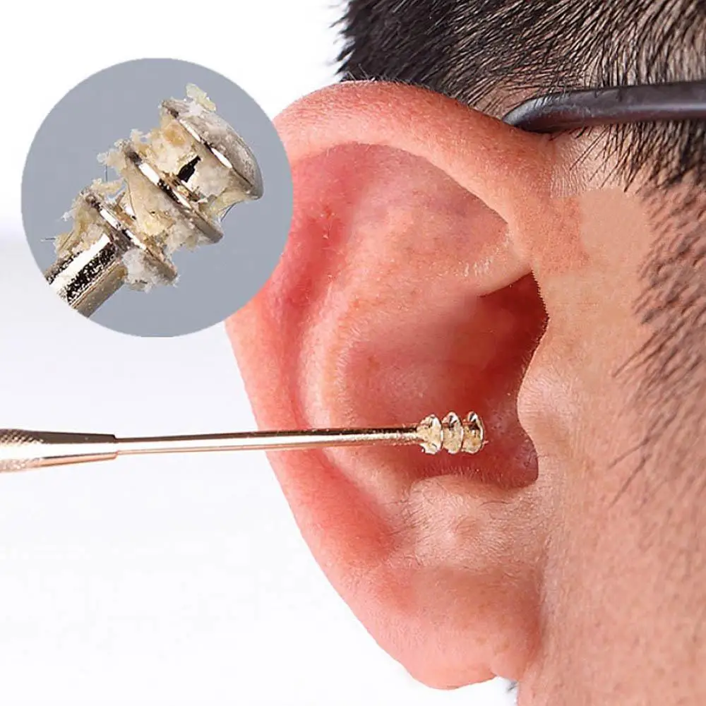 1PC Double-ended Stainless Steel Spiral Ear Pick Spoon Ear Wax Removal Cleaner Ear Tool Multi-function Portable
1PC Double-ended Stainless Steel Spiral Ear Pick Spoon Ear Wax Removal Cleaner Ear Tool Multi-function Portable