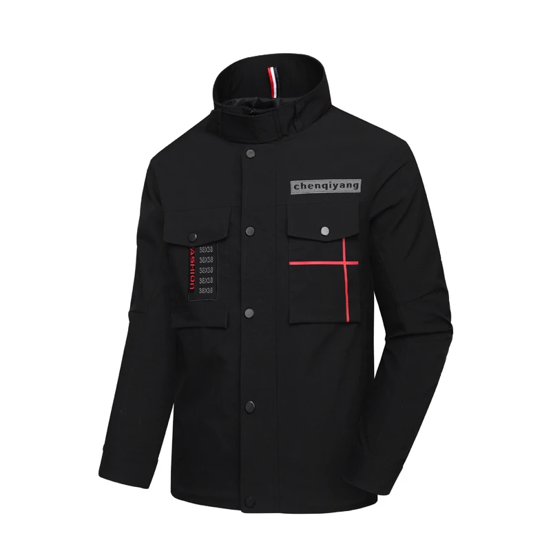 2021 Autumn Winter Men's Tooling Jacket Streetwear Men Fashion Embroidery Stand Collar Jackets Simple Japanese Style Coats J001
2021 Autumn Winter Men's Tooling Jacket Streetwear Men Fashion Embroidery Stand Collar Jackets Simple Japanese Style Coats J001