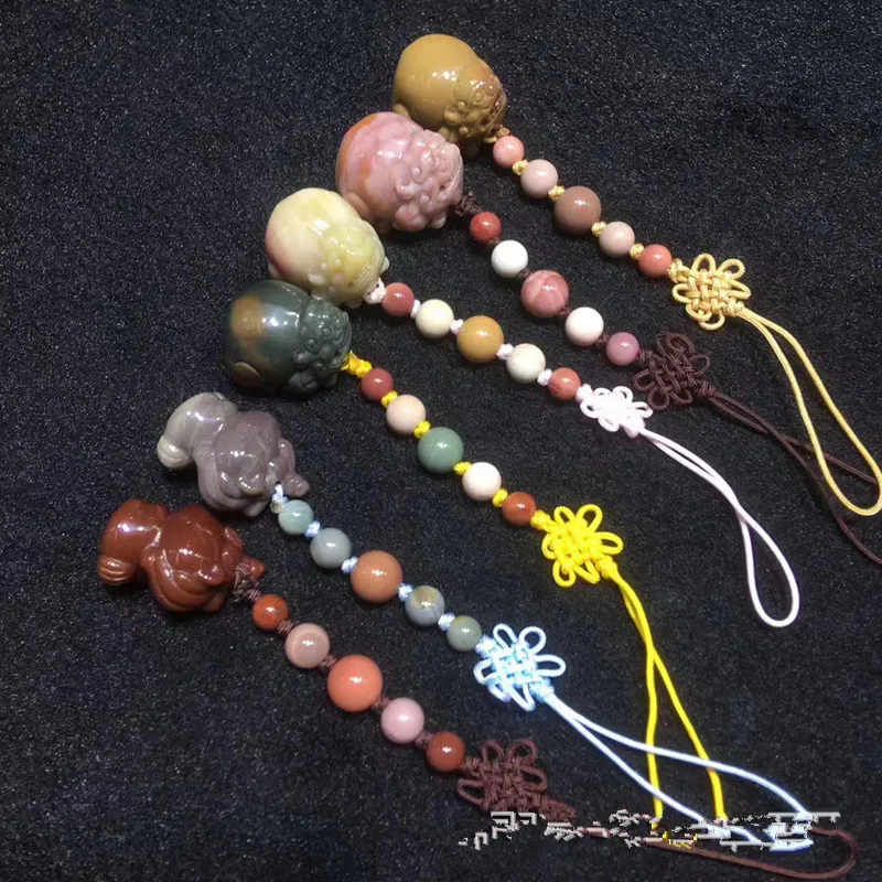 Original natural Alxa color jade unicorn brave ornaments beautiful colors DIY ornaments mobile phone pendant mobile phone chain
Original natural Alxa color jade unicorn brave ornaments beautiful colors DIY ornaments mobile phone pendant mobile phone chain