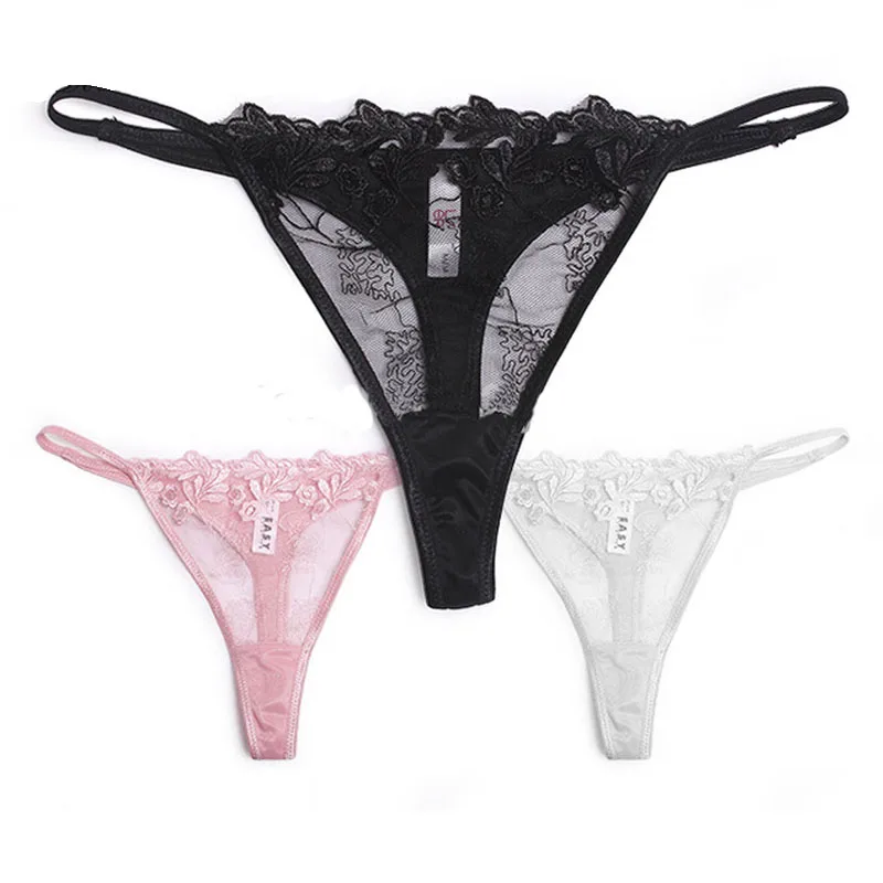 3pcs/Pack Lingerie Women's Panties T-shaped Thong Underwear Super Stretch Quality
3pcs/Pack Lingerie Women's Panties T-shaped Thong Underwear Super Stretch Quality