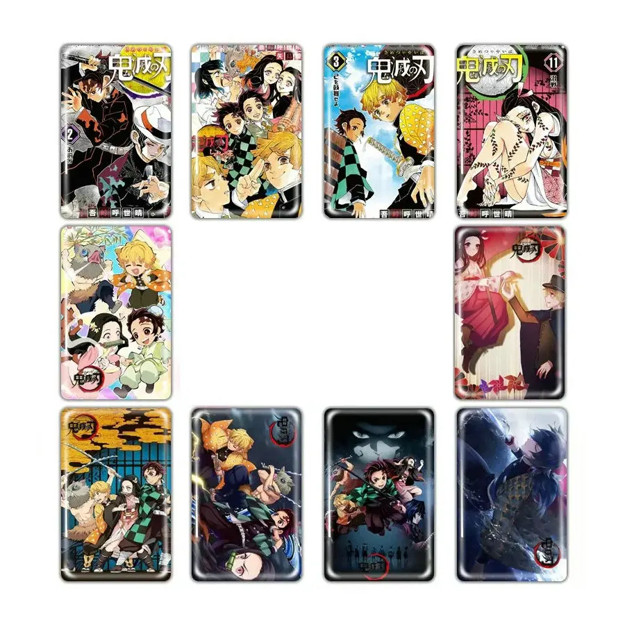 10pcs Demon Slayer Kimetsu no Yaiba Card Sticker Smooth Surface DIY Decoration Bus ID Anime Stickers
10pcs Demon Slayer Kimetsu no Yaiba Card Sticker Smooth Surface DIY Decoration Bus ID Anime Stickers