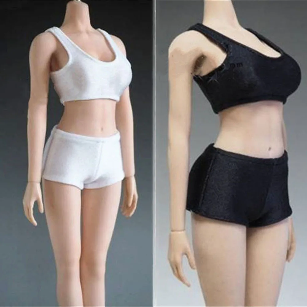 In Stock 1/6 Scale Sexy Female Sleeveless T-shirt Elasticity Vest Shorts Chest Tight-fitting Sportswear for 12 inch Body
In Stock 1/6 Scale Sexy Female Sleeveless T-shirt Elasticity Vest Shorts Chest Tight-fitting Sportswear for 12 inch Body