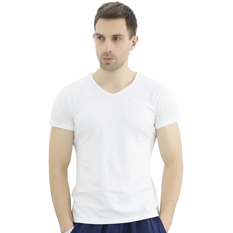Customized LOGO male Amoi thin plus fat plus size fat stretch cotton V-neck short-sleeved T-shirt plus size T-shirt
Customized LOGO male Amoi thin plus fat plus size fat stretch cotton V-neck short-sleeved T-shirt plus size T-shirt