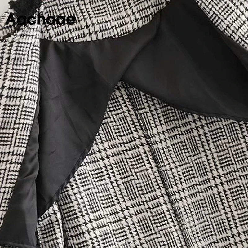 Aachoae Autumn Spring Elegant Plaid Long Jacket Women O Neck Office Pocket Coat Female Long Sleeve Vintage Ladies Tops Outerwear
Aachoae Autumn Spring Elegant Plaid Long Jacket Women O Neck Office Pocket Coat Female Long Sleeve Vintage Ladies Tops Outerwear
