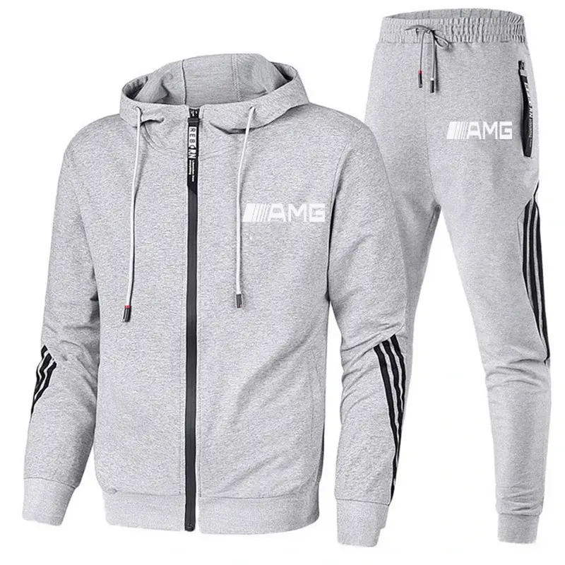 New Men's Zipper Suits Stylish Men's Sportswear Track Suits Men's Autumn And Winter Hoodies + Sweat Pants Two-piece Jogging Set
New Men's Zipper Suits Stylish Men's Sportswear Track Suits Men's Autumn And Winter Hoodies + Sweat Pants Two-piece Jogging Set