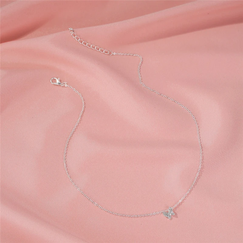 Luokey Korean Clavicle Chain Small Butterfly Pendant Necklace For Women Fashion Statement Minimalist Jewelry Rose Gold Necklaces
Luokey Korean Clavicle Chain Small Butterfly Pendant Necklace For Women Fashion Statement Minimalist Jewelry Rose Gold Necklaces