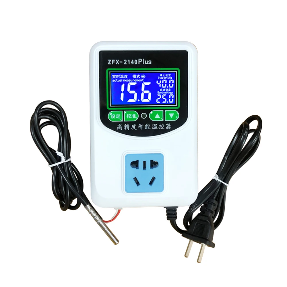 ZFX-W2140A Digital Temperature Controller Intelligent High Accuracy Heating Cooling NTC Sensor Temp Control Thermostat
ZFX-W2140A Digital Temperature Controller Intelligent High Accuracy Heating Cooling NTC Sensor Temp Control Thermostat